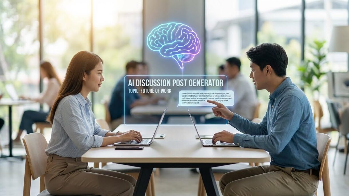 ai discussion post generator free