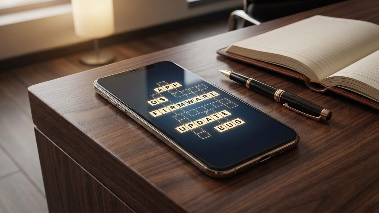 smartphone software crossword