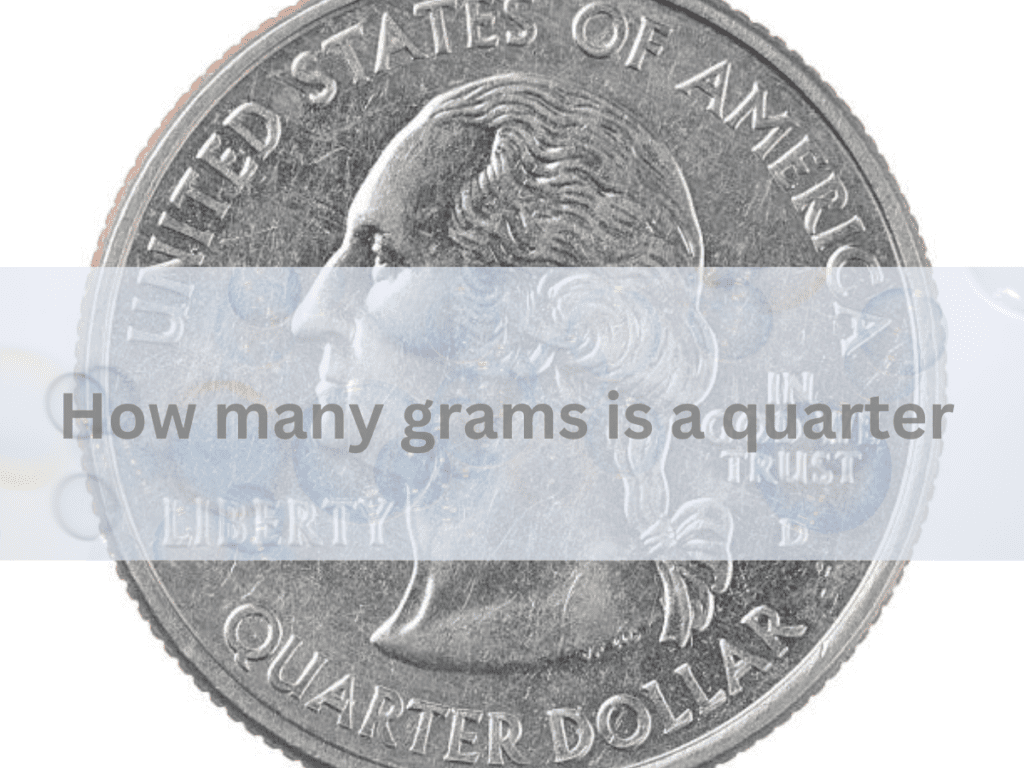 how many grams is a quarter