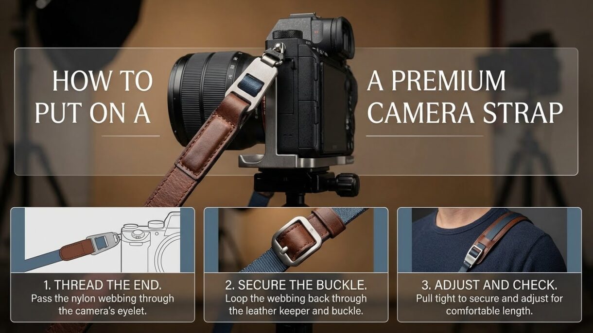 How to Put on Camera Strap
