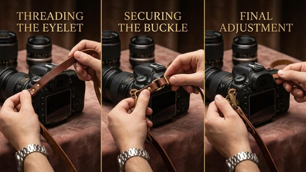 How to Put on Camera Strap