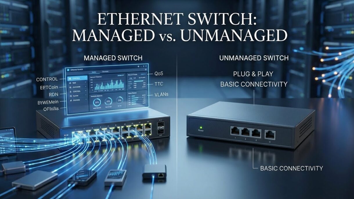 managed vs unmanaged ethernet switch