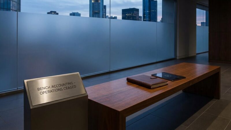 Bench Accounting Shuts Down