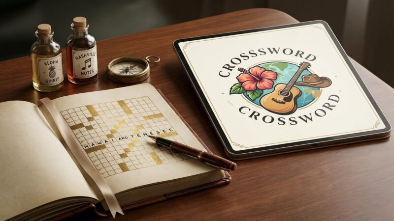 Hawaii and Tennessee Crossword Clue