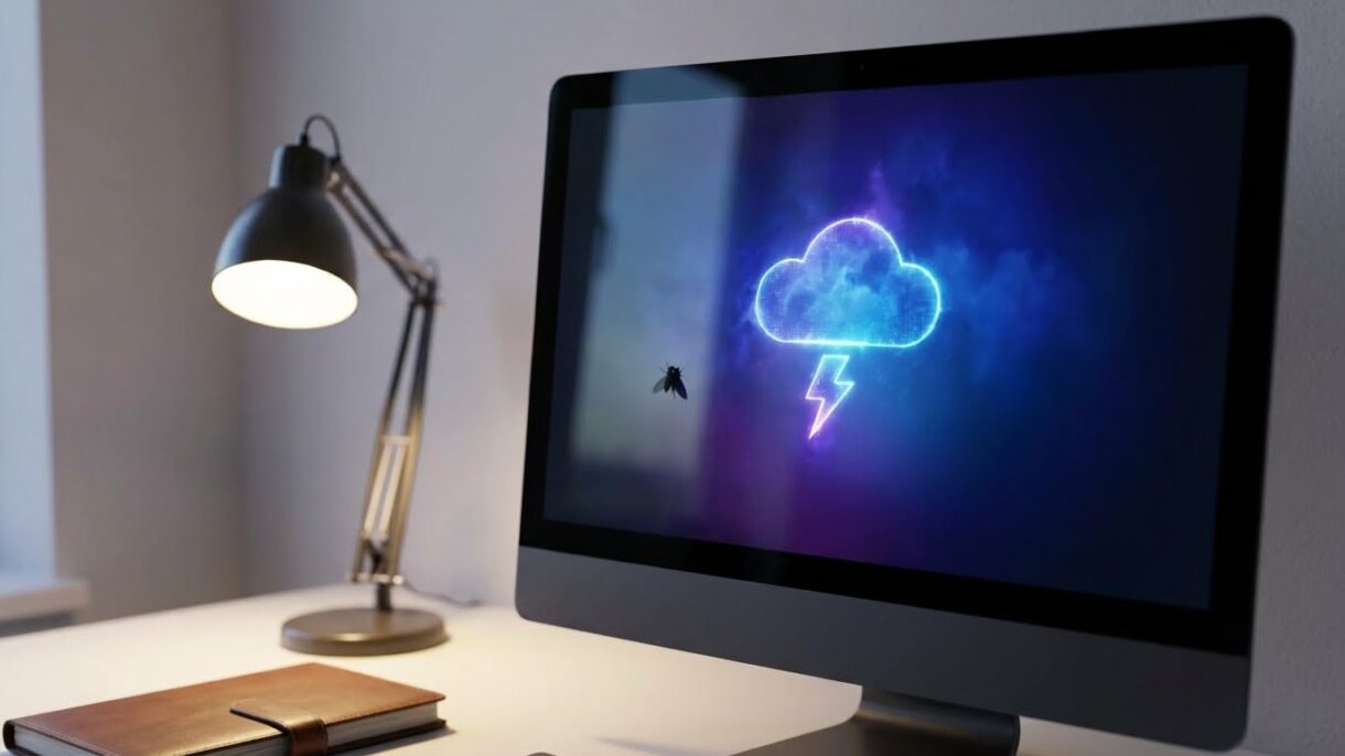 thunder flies in monitor