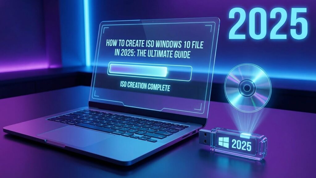 How to Create ISO Windows 10 File in 2025