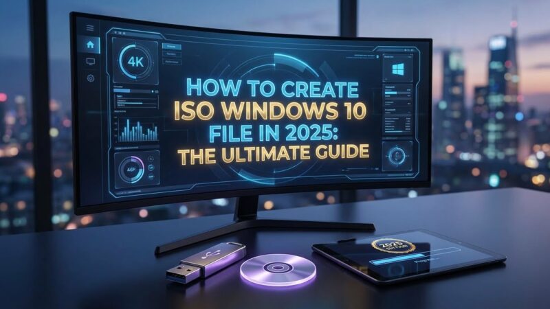 How to Create ISO Windows 10 File in 2025