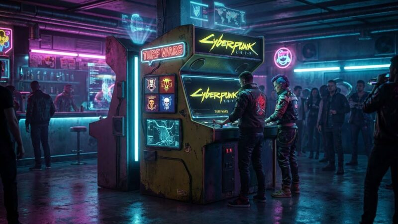 Cyberpunk 2077 Turf Wars Arcade Game